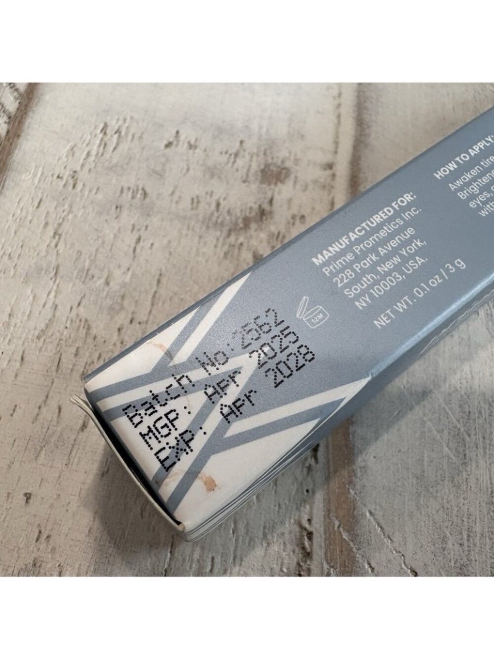 PrimeEyes Eye Brightener for Mature Women Creamy Eye Shadow Stick ~ Estrella NIB - Picture 4 of 4